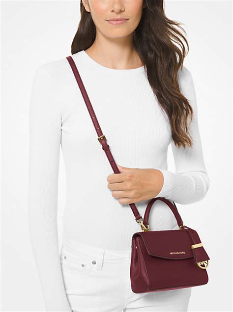 michael kors ava small measurements|extra small saffiano leather crossbody.